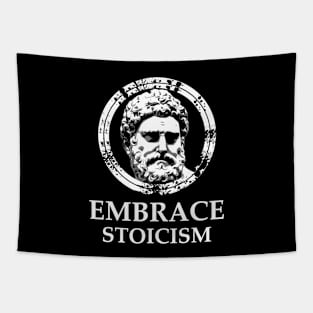 Embrace Stoicism Quote I Tapestry