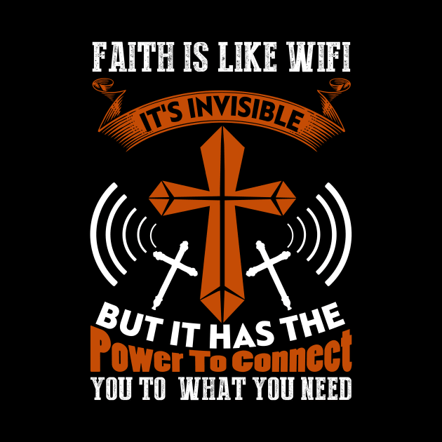 Faith Is Like Wifi It's Invisible God Lover by emmajayne_designs