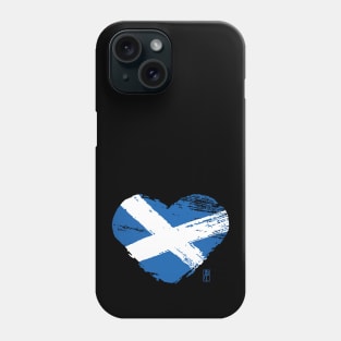 I love my country. I love Scotland. I am a patriot. In my heart, there is always the flag of Scotland Phone Case