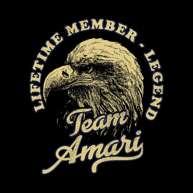 Amari Name - Lifetime Member Legend - Eagle by Stacy Peters Art