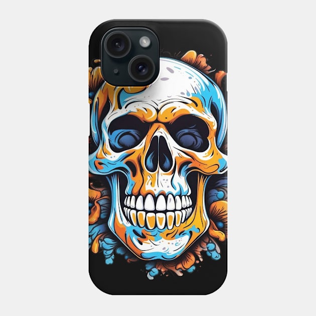 Colorful Skull Phone Case by designerhandsome