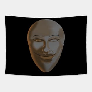 Modified smiling emoji Tapestry