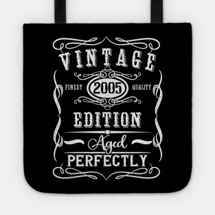 Vintage 2005 18th Birthday Tote