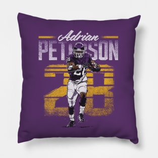 Adrian Peterson Minnesota Retro Pillow