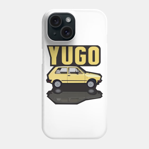 Yugo Classic auto Phone Case by mypointink