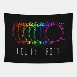 Eclipse 2017 Rainbow LGBT Pride Tapestry