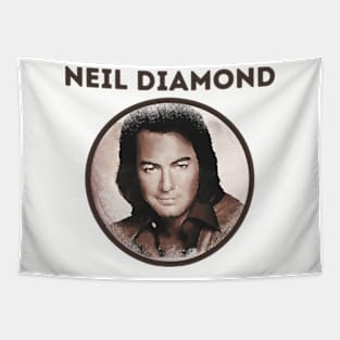 neil diamond || light blue Tapestry