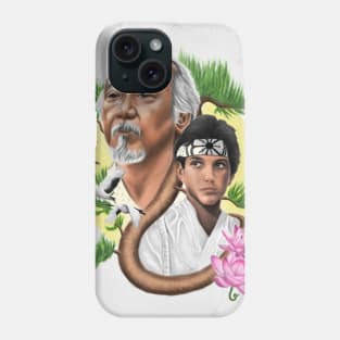 Daniel and Miyagi Phone Case