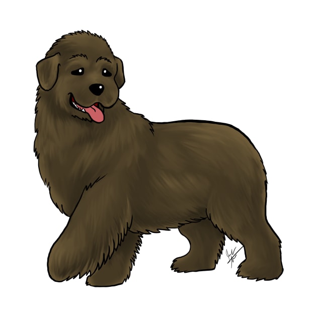 Dog - Newfoundland - Brown by Jen's Dogs Custom Gifts and Designs