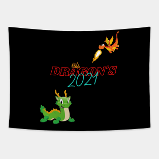 Dragon's Design Tapestry