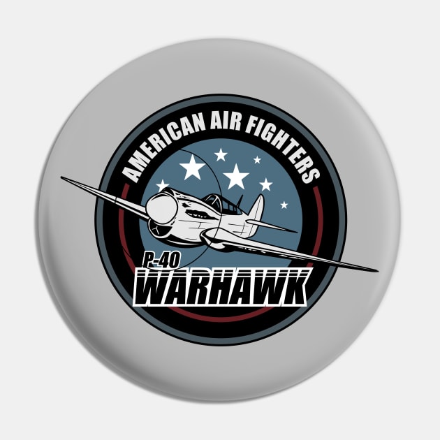 WW2 P-40 Warhawk Pin by TCP