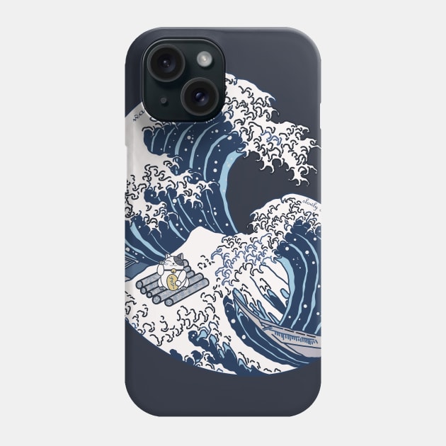 Wave after wave, slowly drifting Phone Case by zody