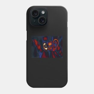 Hear, See, Speak - digital painting version 2 Phone Case