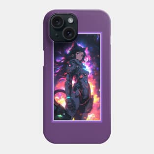 Anime Sci-Fi Cat Girl | Quality Anime Girl Artwork | Manga Girl Anime Art Phone Case