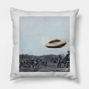 A UFO Landing in the Civil War Pillow