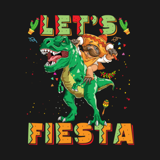 Funny Tacosaurus Cinco De Mayo Celebrations Gifts, Lest Fiesta T-Shirt