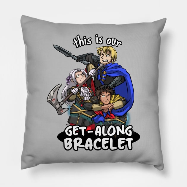 Get-Along Bracelet Pillow by RisingSunfish