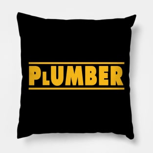 Dewalt Plumber Design Pillow