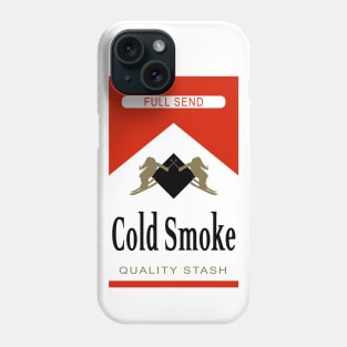 Red Cold Smoke Funny Brand Parody Ski Humor Phone Case