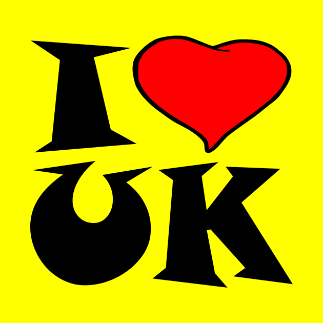 I Love UK by Milaino