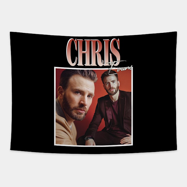 Chris Evans Tapestry by TeesBySilvia