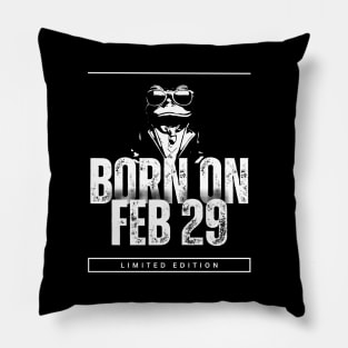 Born on February 29 | Leap year Birthday Limited Edition Pillow