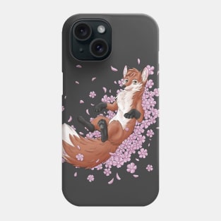 Flowers fox red fox Phone Case