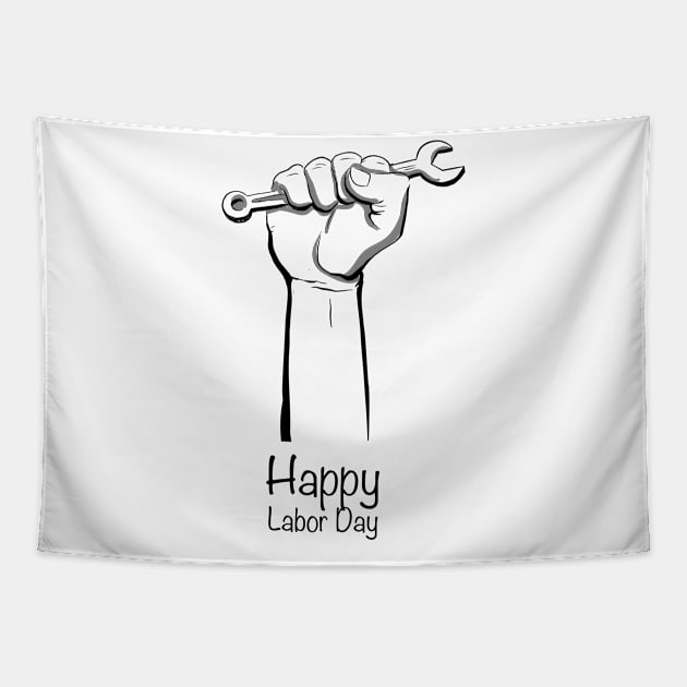 Happy Labor Day #3 Tapestry by M2M