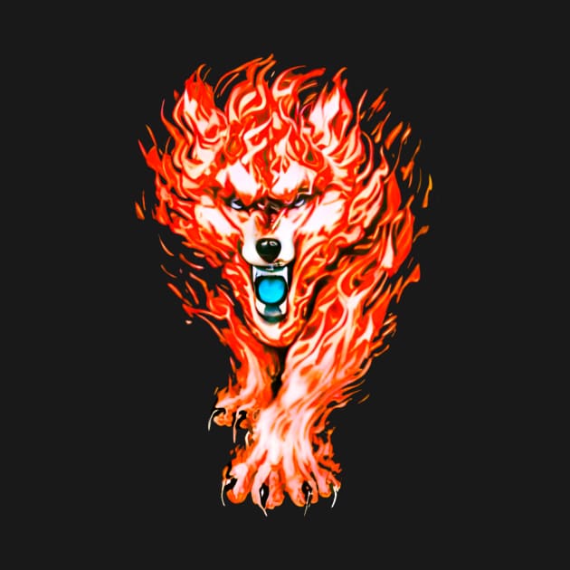 Fire Wolf by ZoboShop