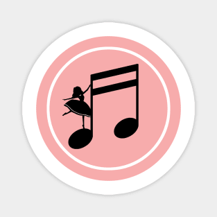 DANCE WITH MUSIC Magnet