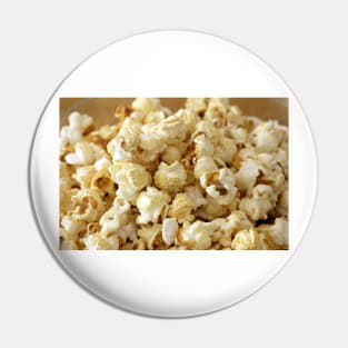 Popcorn close up background texture Pin