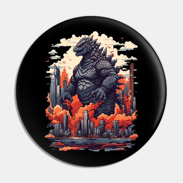 Godzilla Pin by Kaine Ability