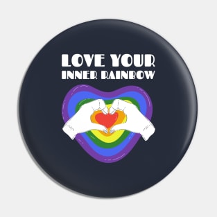 FOLLOW YOUR INNER RAINBOW Pin