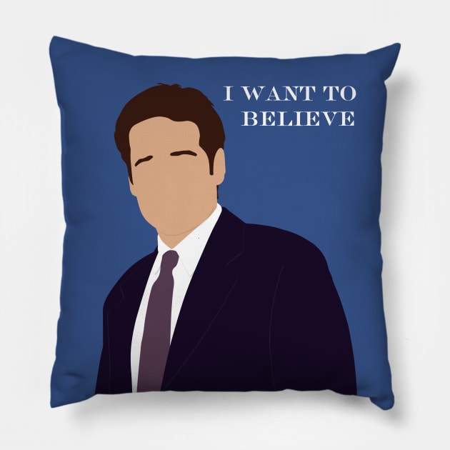 X-Files - Mulder Pillow by OutlineArt