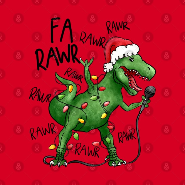 Christmas Rawr Rawr Rawr by Pop Cult Store