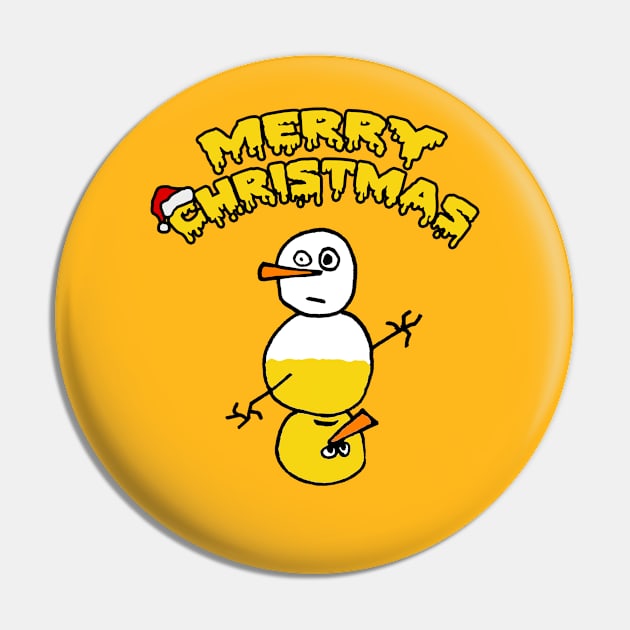 Yellow Christmas Pin by ArmondoM