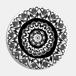 Full Moon Mandala Pin