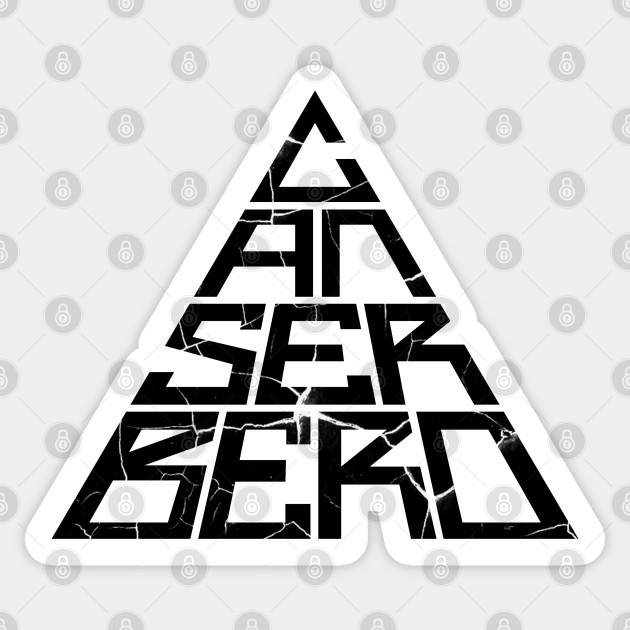 Canserbero Logo Black Canserbero Sticker Teepublic