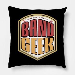 Band Geek - Red and Gold Pillow