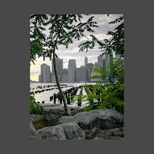 Manhattan Skyline Brooklyn New York City T-Shirt