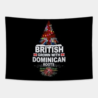 British Grown With Dominican Roots - Gift for Dominican With Roots From Dominica Tapestry