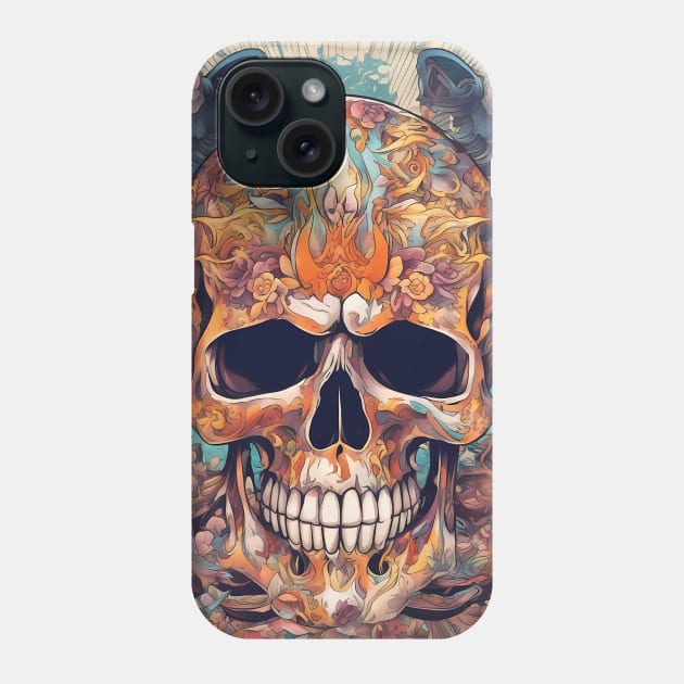 Death's Embrace Smile Phone Case by animegirlnft