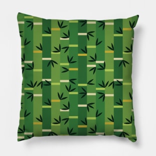 Bamboo Thicket Pattern Pillow