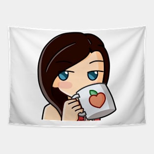 Peachy Sip Tapestry