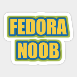 Fedora Stickers Teepublic