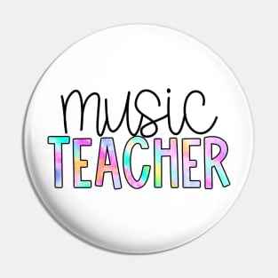 Music Teacher Pastel Neon Pin