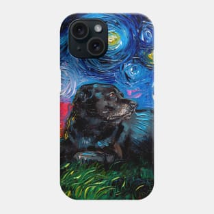 Black Labrador Night 5 Phone Case