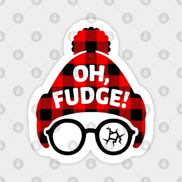 Oh Fudge A Christmas Story Magnet by Alema Art