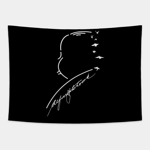 Alfred Hitchcock 1 Tapestry by AnimeWorld