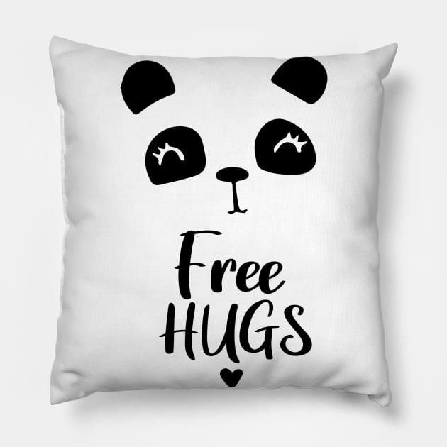 Free Hugs Pillow by potch94